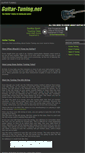 Mobile Screenshot of guitar-tuning.net