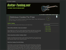 Tablet Screenshot of guitar-tuning.net